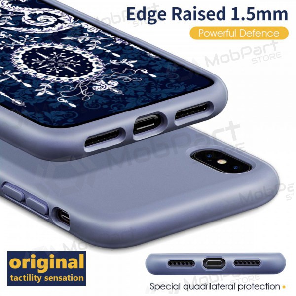 Apple iPhone 11 Pro deksel - Liquid Silicone 2.0mm (lavendelgrå)