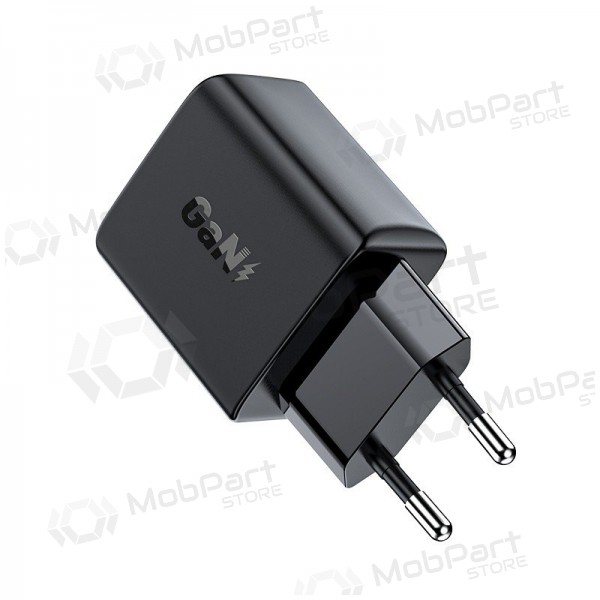 Lader buitinis Acefast A21 30W GaN USB-C svart