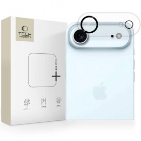 Apple iPhone Air skjermbeskytter i herdet glass for kamera - Tech-Protect Cam Fit+ (gjennomsiktig)