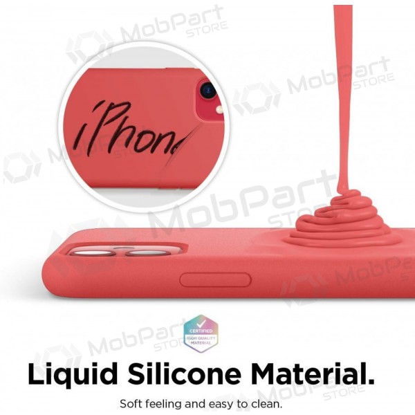 Xiaomi Redmi A7 Pro deksel - Liquid Silicone 1.5mm rød