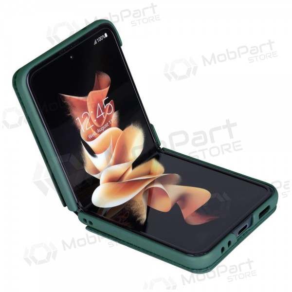 Samsung Galaxy Z Flip4 deksel - Nillkin Leather (grønn)