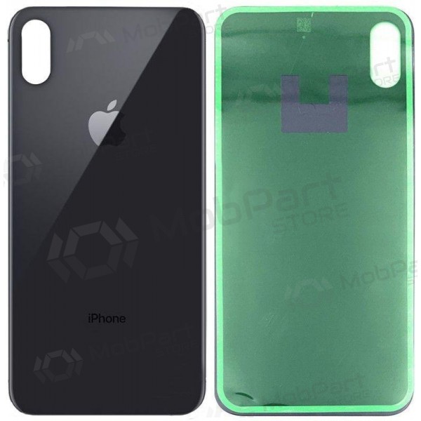 Apple iPhone XS Max bakside grå (space grey) (bigger hole for camera)