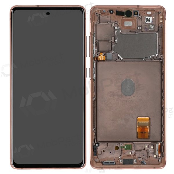Samsung Galaxy S20 FE skjerm (Cloud Orange) (med ramme) (original)