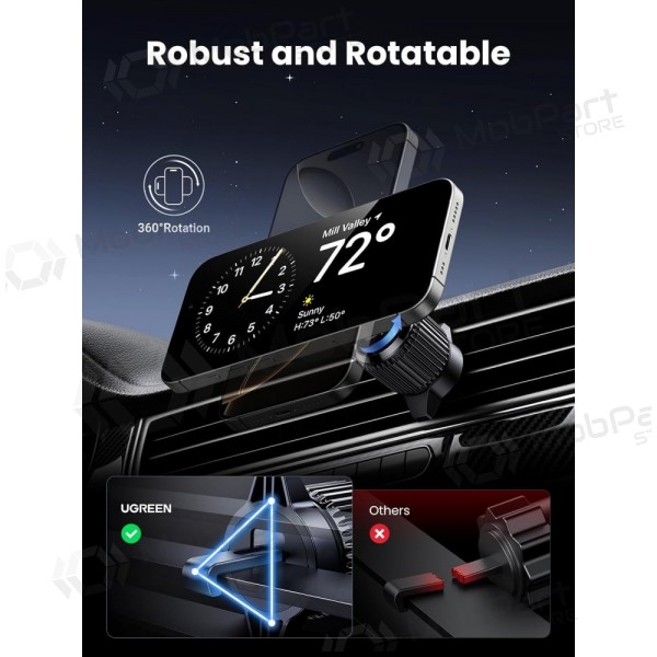 Automobilinis laikiklis-lader Ugreen W708 MagSafe 15W (35970) svart