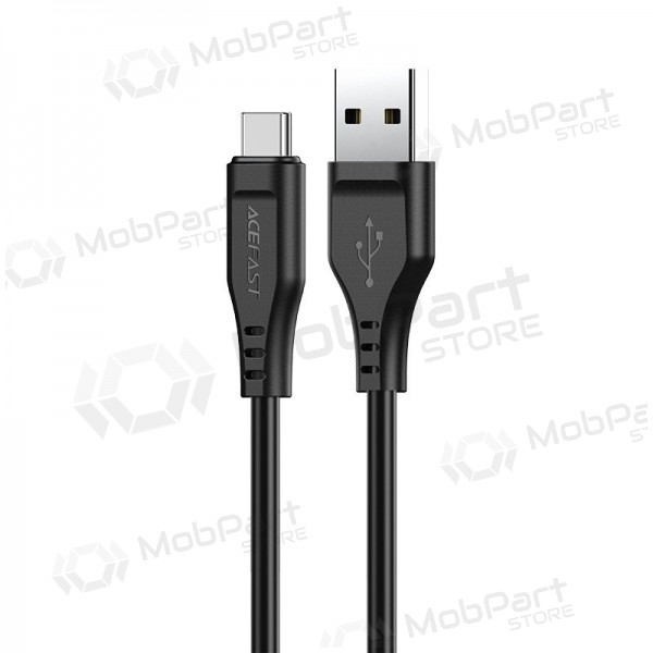 USB kabel Acefast C3-04 USB-A to USB-C 1.2m svart