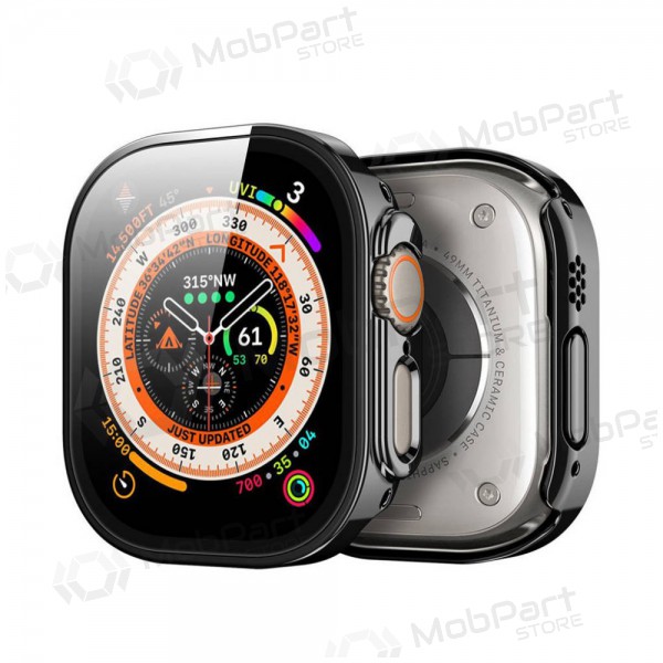 Apple Watch Ultra 49mm LCD skjermbeskytter / deksel - Dux Ducis Hamo (svart)