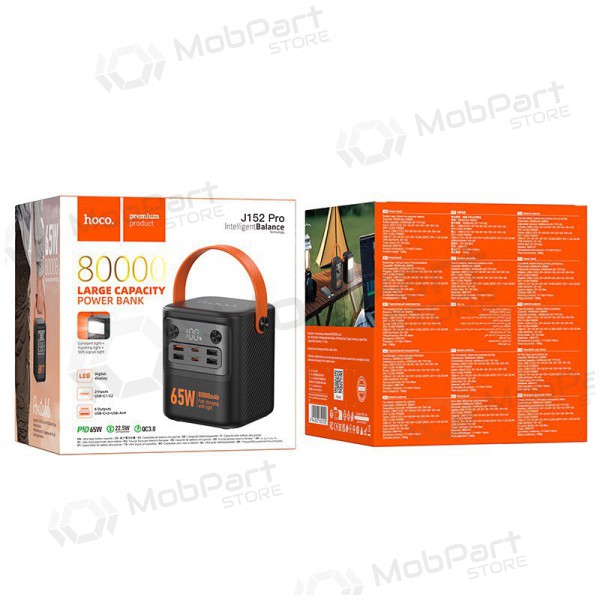 Powerbank Power Bank Hoco J152 Pro PD65W 80000mAh svart