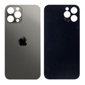 Apple iPhone 12 Pro Max bakside (svart) (bigger hole for camera)