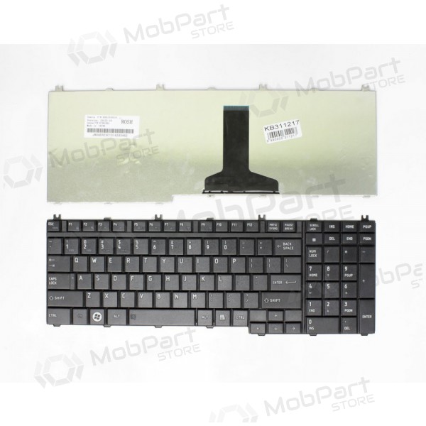 TOSHIBA Satellite: L350, L500 tastatur