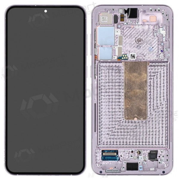Ekranas Samsung S916 S23+ 5G su lietimui jautriu stikliuku og rėmeliu Levander original (service pack)