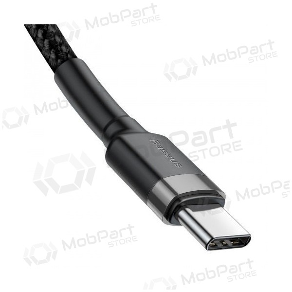 Kabel Baseus Cafule PD Type-C - Type-C 3.0A 60W (grå-svart) 1.0m CATKLF-GG1
