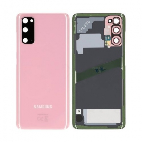 Samsung G981F / G980 Galaxy S20 bakside rosa (Cloud Pink) (brukt grade A, original)