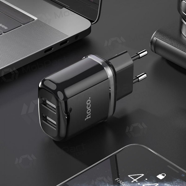 Lader Hoco N4 x 2 USB  jungtimis (2.4A) (svart)