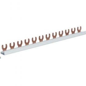 Isolert koblingsskinne Hager KDN163A (1P, 12 mod., 10 mm)