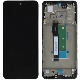 Xiaomi Poco X4 GT 5G / Redmi Note 11T Pro 5G / Note 11T Pro+ 5G skjerm (svart) (med ramme) (service pack) (original)