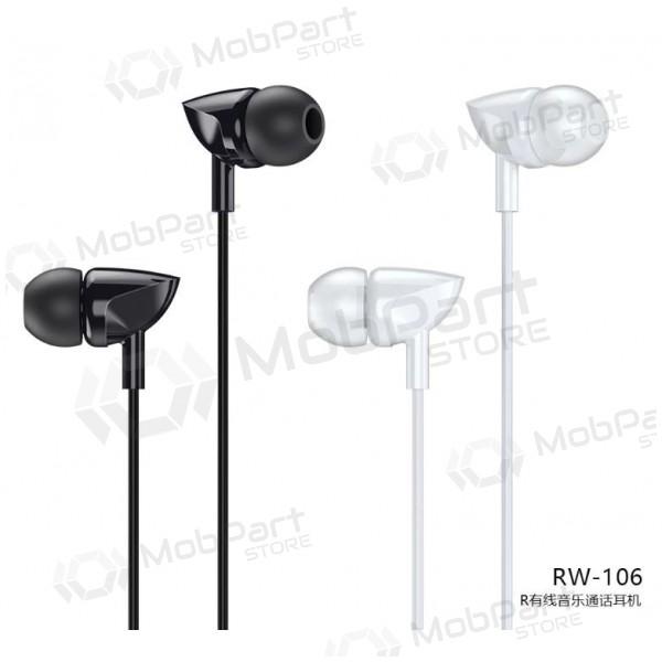 Hodetelefoner / ørepropper Remax RW-106 3,5mm (svart)