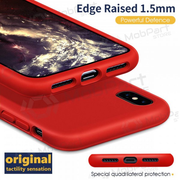Apple iPhone 6 / 6S deksel - Liquid Silicone 1.5mm (rød)
