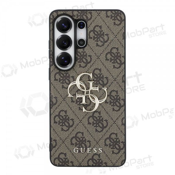 Samsung Galaxy S26 Ultra deksel - Guess PU 4G Metal Logo (brun)