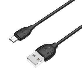 Micro USB-kabel Borofone BX19 USB-A til Micro USB 1 m svart