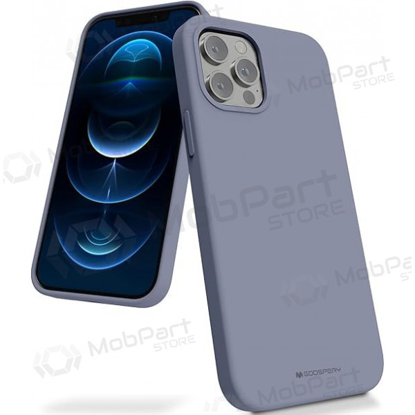 Apple iPhone 11 Pro Max deksel Mercury - Silicone Case (lavendelgrå)
