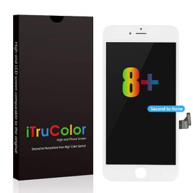 Apple iPhone 8 Plus skjerm (hvit) (Premium)