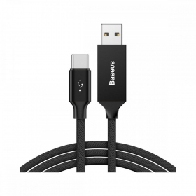 USB kabel Baseus Yiven Type-C 3.0A 1.2m (svart) CATYW-01