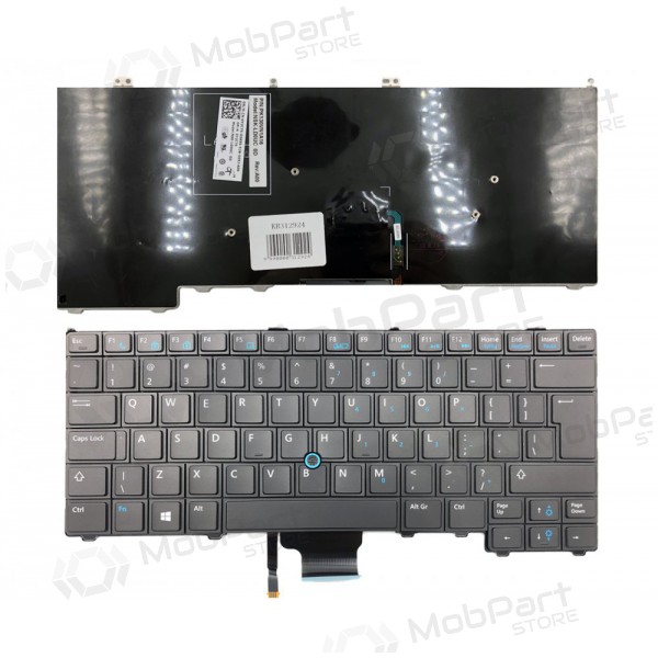Dell: Latitude E7240, E7440, D4HRW tastatur Dell: Latitude E7240, E7440, D4HRW tastatur