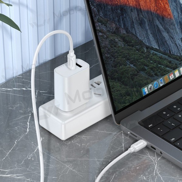 USB-C-kabel Hoco X115 USB-C til USB-C 1 m 240 W hvit