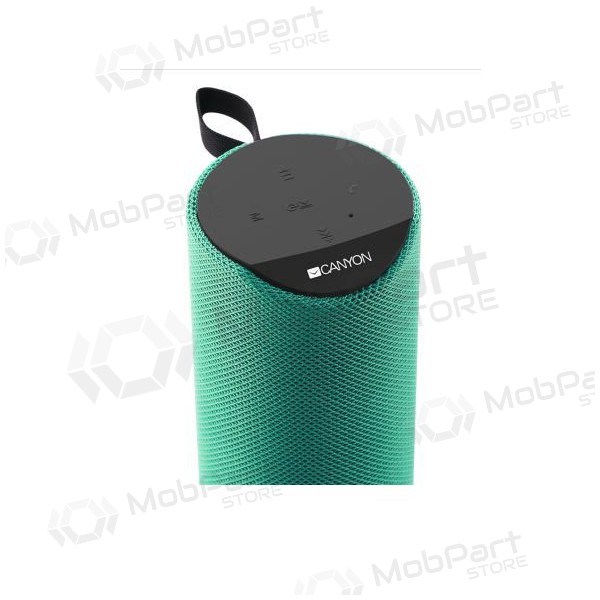 Bluetooth bærbar topphøyttaler CANYON CNS-CBTSP5 (MicroSD, AUX, BT V5.0, 1200mAh) (grønn)
