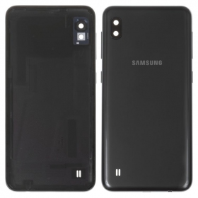 Samsung A105 Galaxy A10 2019 bakside (svart) (brukt grade C, original)