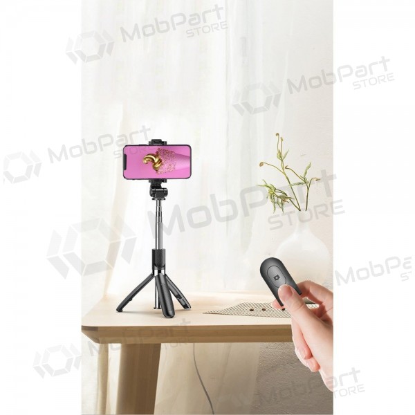 Selfiestang XO SS08 Tripod Bluetooth svart