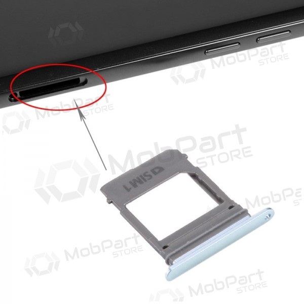 Samsung A520F Galaxy A5 2017 SIM kortholder (2stk) (blå) (original)