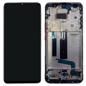 Xiaomi Mi 10 Lite 5G skjerm (Gray / Tarnish) (med ramme) (service pack) (original)