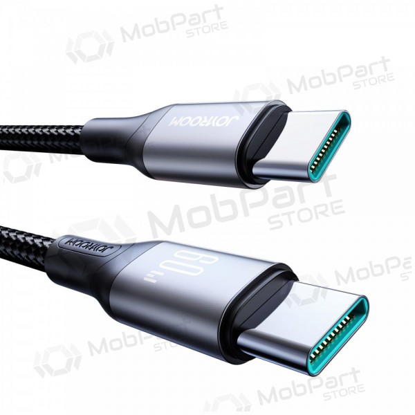 USB kabel Joyroom S-A28 USB-C to USB-C 60W 1.0m svart