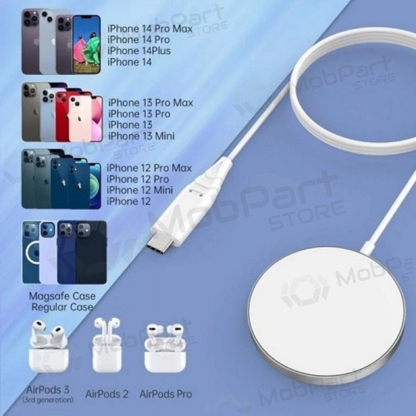 MagSafe trådløs lader Choetech T518-F 15 W