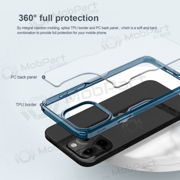 Apple iPhone 15 Pro Max deksel „Nillkin Nature Pro“ (hvit)