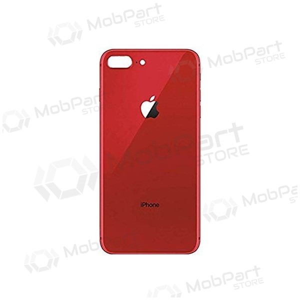 Apple iPhone 8 Plus bakside (rød) (bigger hole for camera) Apple iPhone 8 Plus bakside (rød) (bigger hole for camera)