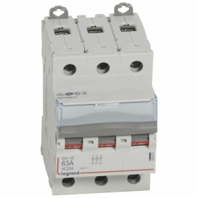 Automatsikring MCB RX3 Legrand 406461 (63A, 3P, 230V, 6kA)