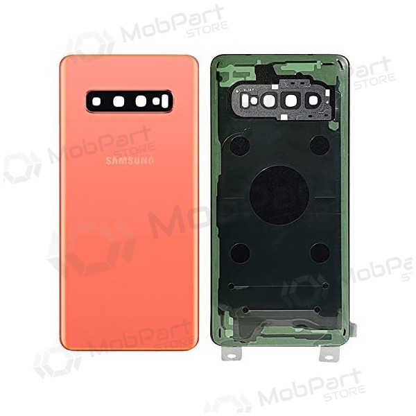 Samsung G973 Galaxy S10 bakside rosa (Flamingo Pink) (brukt grade C, original) Samsung G973 Galaxy S10 bakside rosa (Flamingo Pink) (brukt grade C, original)