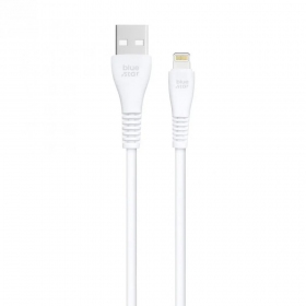 Lightning-kabel Blue Star PJ-DG5-A USB-A til Lightning 1 m hvit