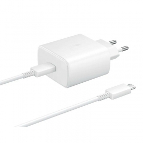 Lader Samsung EP-TA845 45W + Type-C kabel 25W hvit