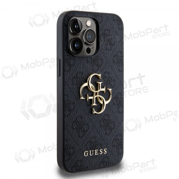 Apple iPhone 14 Pro Max deksel - Guess PU 4G Metal Logo (grå)