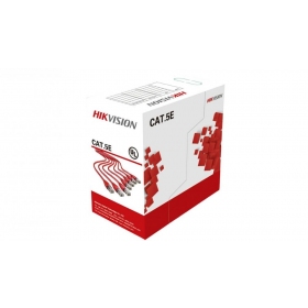 Nettverkskabel Hikvision UTP Cat 5E (Kjernediameter-0.50mm, rull 305m) DS-1LN5E-S