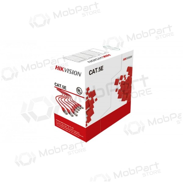 Nettverkskabel Hikvision UTP Cat 5E (Kjernediameter-0.50mm, rull 305m) DS-1LN5E-S