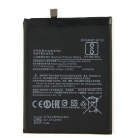 Xiaomi Redmi Mi A2 / Mi 6X batteri / akkumulator (BN36) (3010mAh)