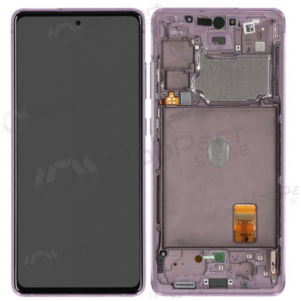 Samsung Galaxy S20 FE skjerm (levandos) (med ramme) (original) Samsung Galaxy S20 FE skjerm (levandos) (med ramme) (original)