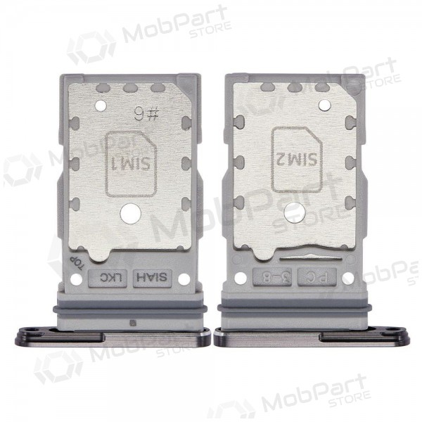 Samsung S918 Galaxy S23 Ultra Dual SIM kortholder (svart) (service pack) (original)