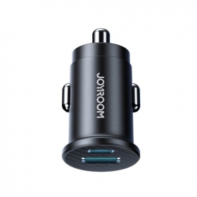 Lader for biler Joyroom JR-CCN16 USB-A/USB-C 15W svart