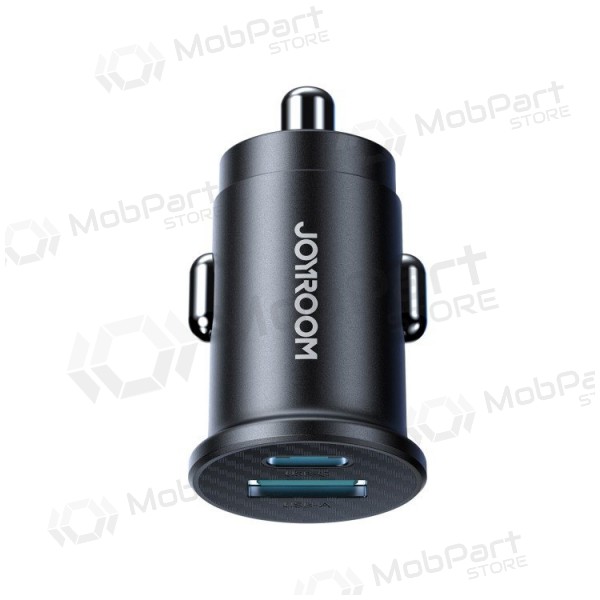Lader for biler Joyroom JR-CCN16 USB-A/USB-C 15W svart