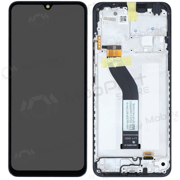 Xiaomi Redmi 14C 4G, Poco C75 skjerm (svart) (med ramme) (Premium)